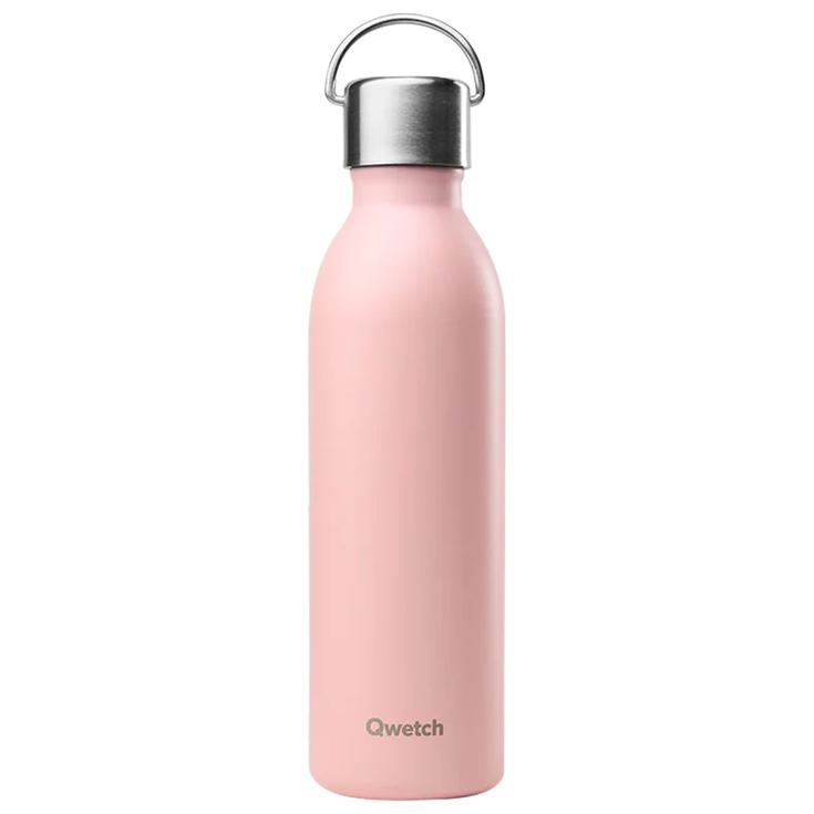 Qwetch Trinkflasche Active 600ml Matt Pastel Rose Präsentation