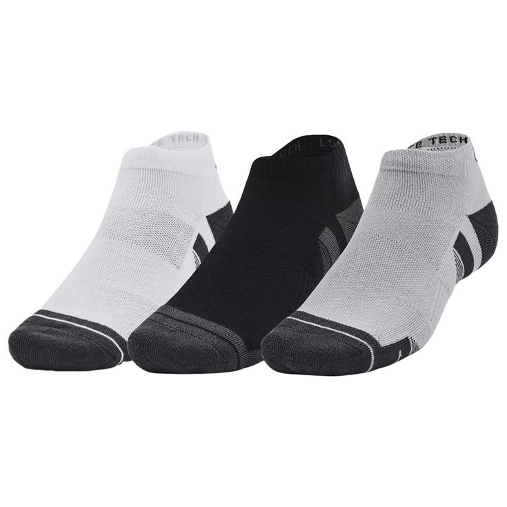 Under Armour Socken Performance Tech 3Pk Mod Gray White Jet Gray Präsentation