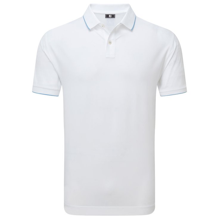 Footjoy Tipped Pique Blue Jay 