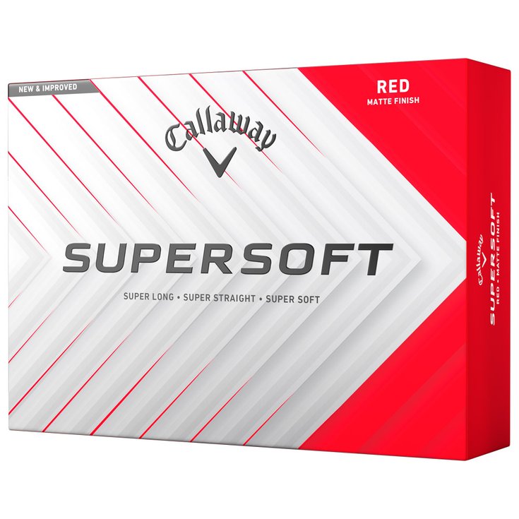 Callaway Golf Neue Golfbälle Supersoft Red Präsentation