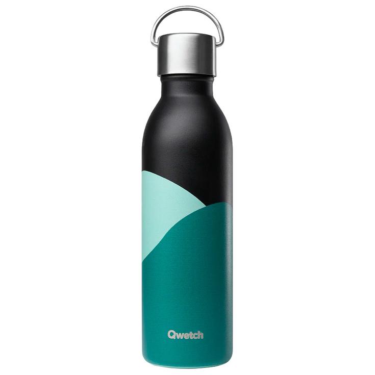 Qwetch Trinkflasche Active 600ml Horizon Noir Präsentation Qwetch Trinkflasche Active 600ml Horizon Noir Präsentation