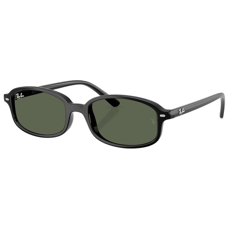 Ray Ban Sonnenbrille RB9132S Kids Polished Black Dark Green Präsentation