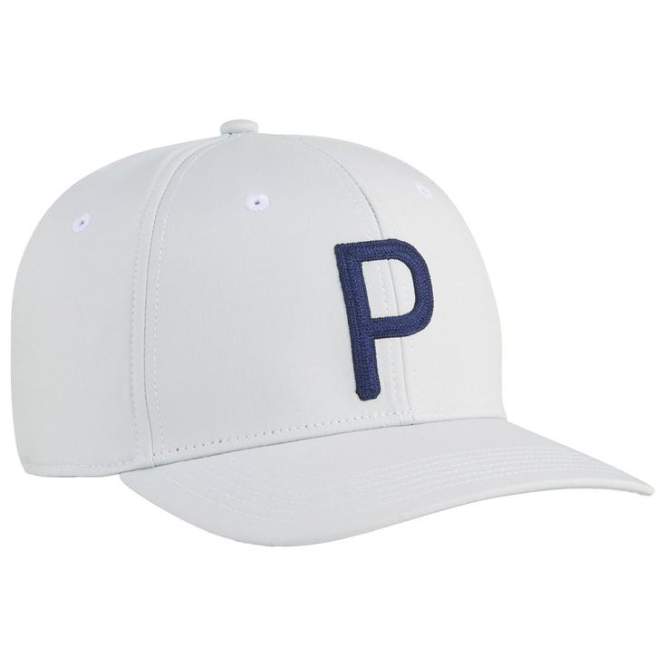 Puma Golf Cap Heritage P Cap Ash Gray Deep Navy Präsentation