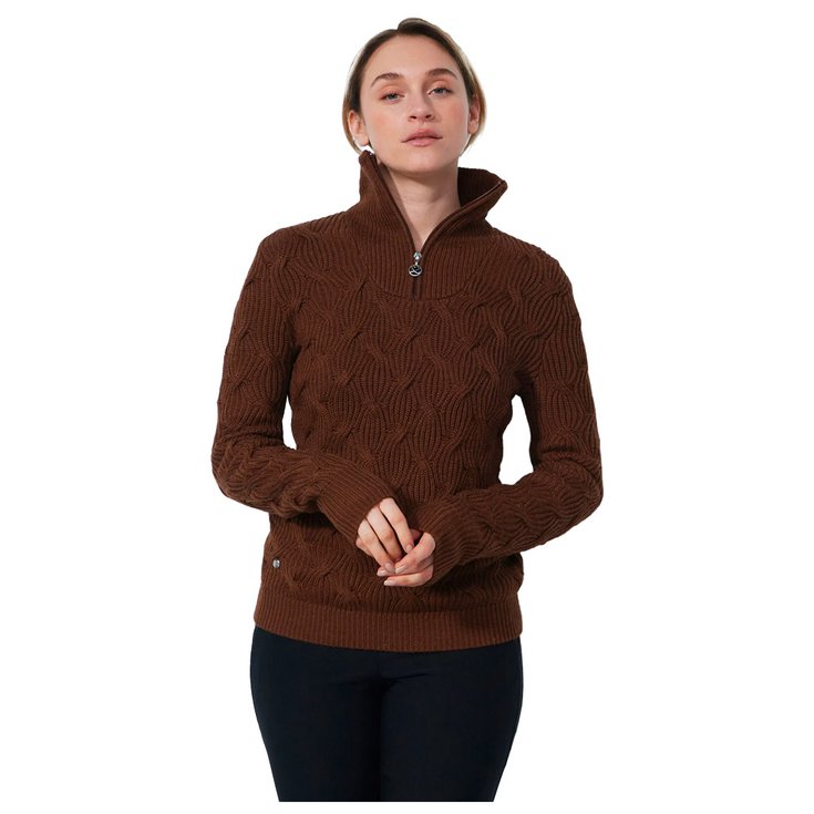 Daily Sports Pullover Ermont Ls Pullover Lined Chestnut Präsentation