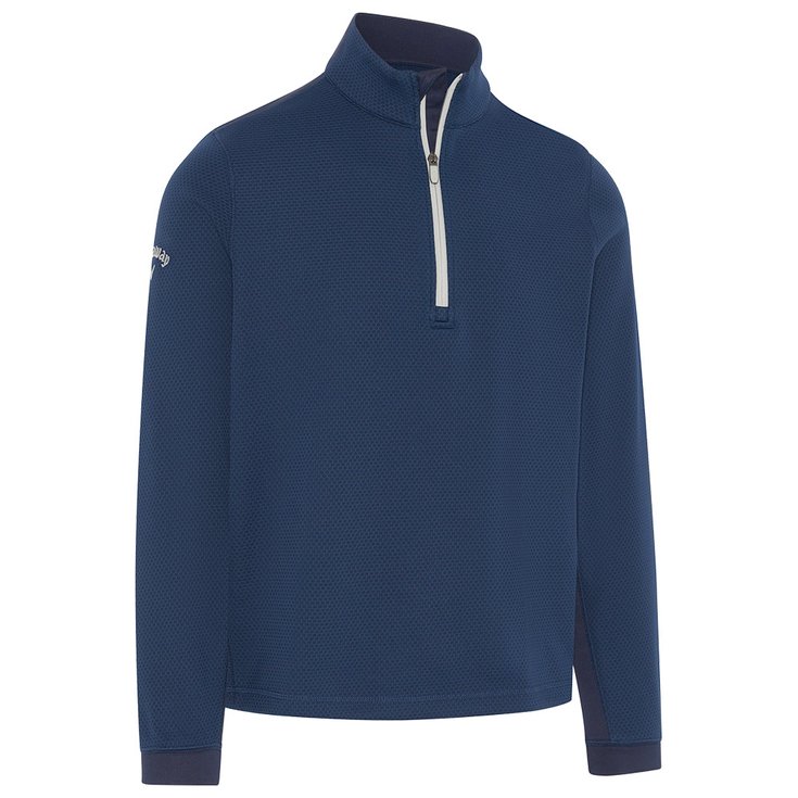 Callaway Golf Pullover Hex Fleece Peacoat Präsentation