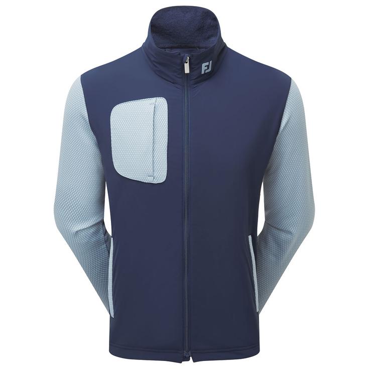Footjoy Jacke Thermoseries Hybrid Jacket Navy Grey Präsentation