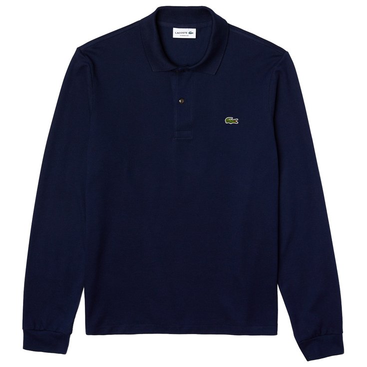 Lacoste Polohemde Classic Sportwear Long Sleeve Marine Präsentation