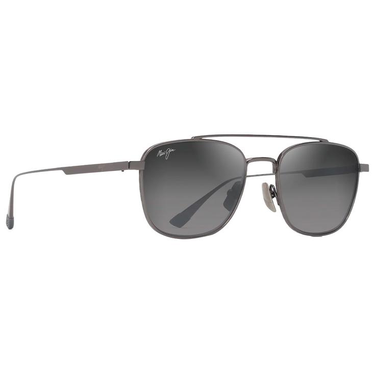 Maui Jim Sonnenbrille Kahana Shiny Dark Ruthenium Neutral Grey MauiBrilliant Präsentation