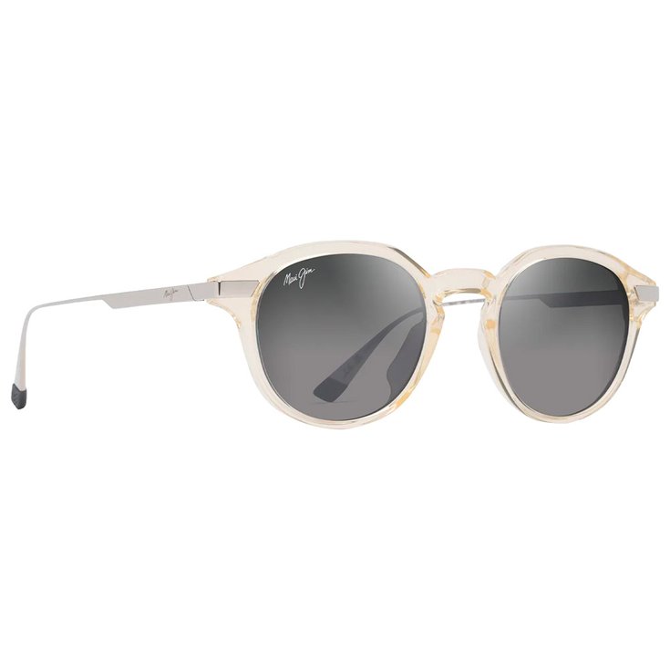 Maui Jim Sonnenbrille Momi Jaune Transparent Brillant Argenté Gris Neutre MauiBrilliant Präsentation