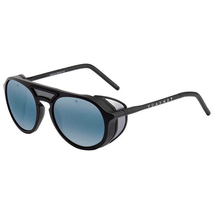 Vuarnet Sonnenbrille Ice Factory Noir Mat Blue Polarlynx Präsentation