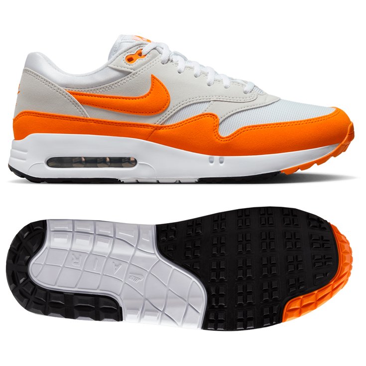 Nike Schuhe ohne Spikes Air Max 1 86 Og G White Bright Ceramic Photon Präsentation