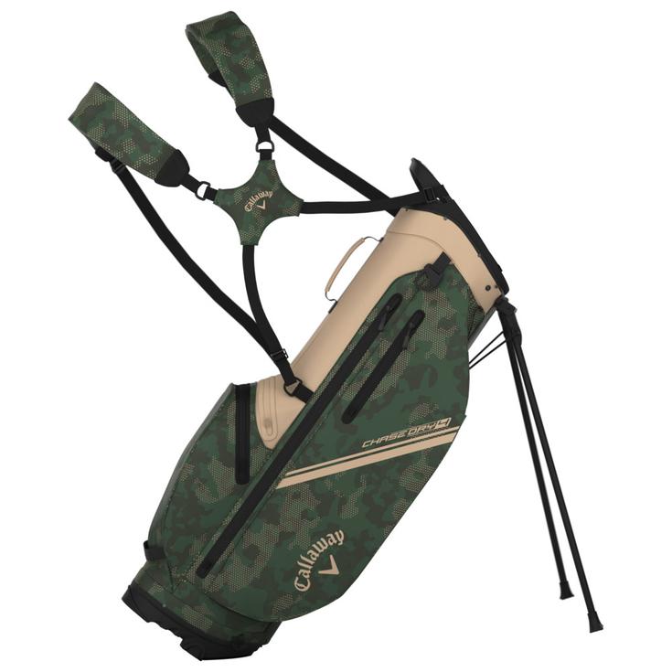 Callaway Golf Sacs trepied serie Chase Dry Stand Tan Green Field Camo Présentation