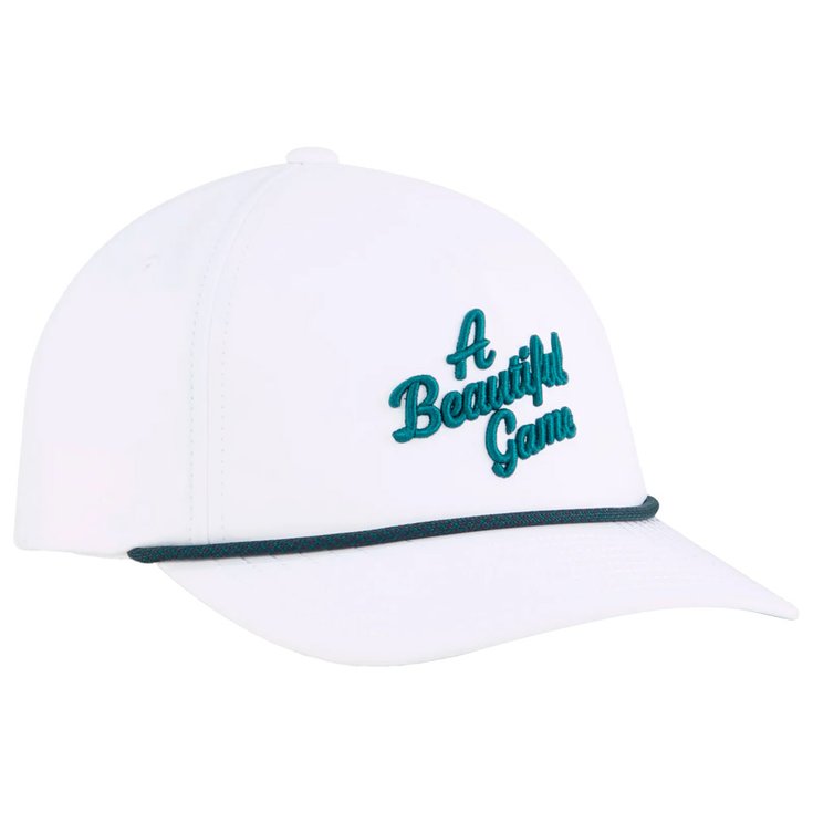 Puma Golf Beautiful Game Cap White Glow Dark Myrtle Präsentation