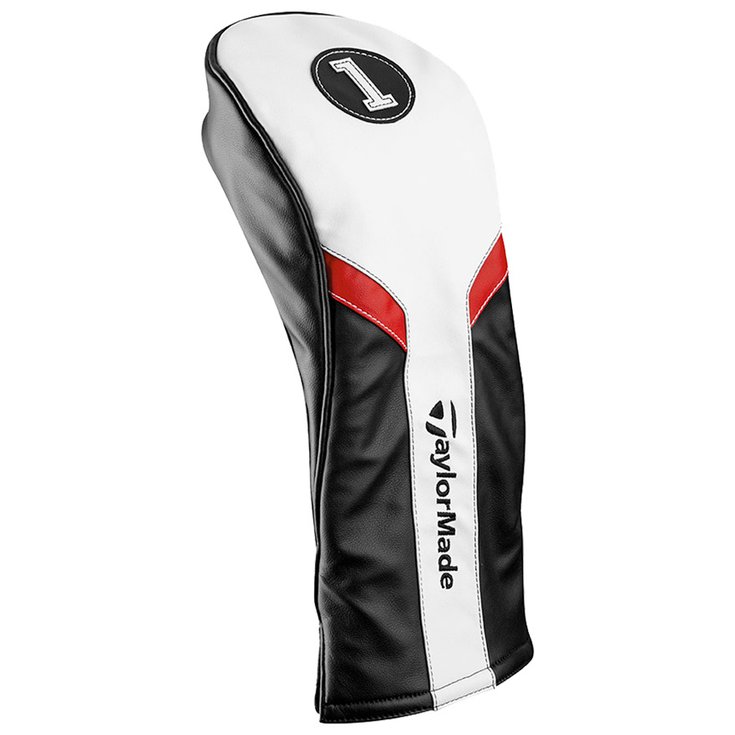 Taylormade Capuchon de club Driver Headcover White Black Red Präsentation