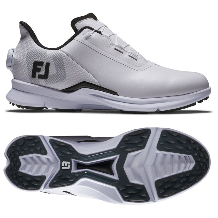 Footjoy Fuel BOA White White Grey 