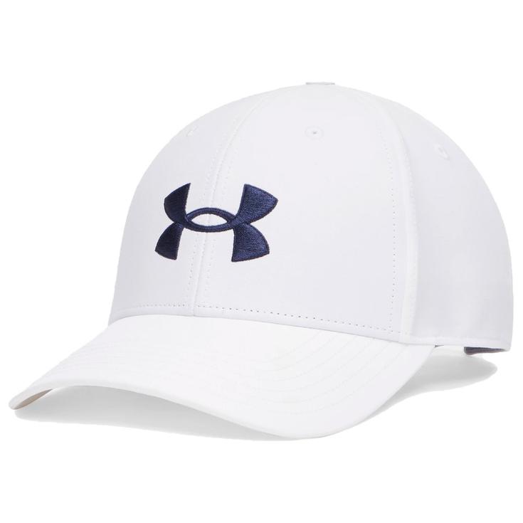 Under Armour Casquettes Golf96 Hat White Midnight Navy Présentation