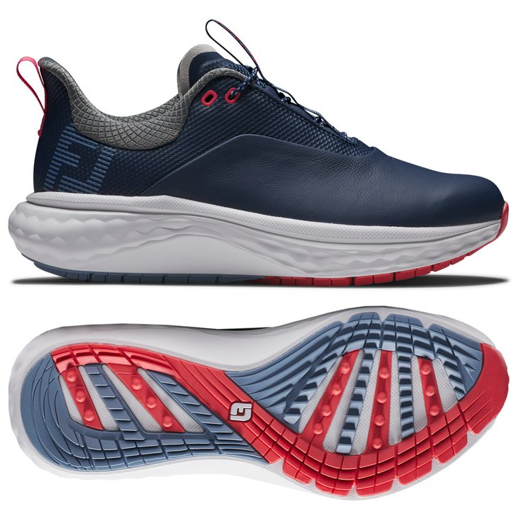 Footjoy Schuhe ohne Spikes Quantum Women Navy White Pink Präsentation
