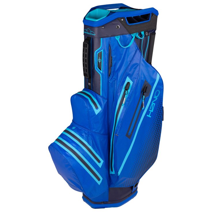 Sun Mountain Cartbag (Komplettsatz) H2NO Lite Waterproof Navy Blue Ocean Präsentation