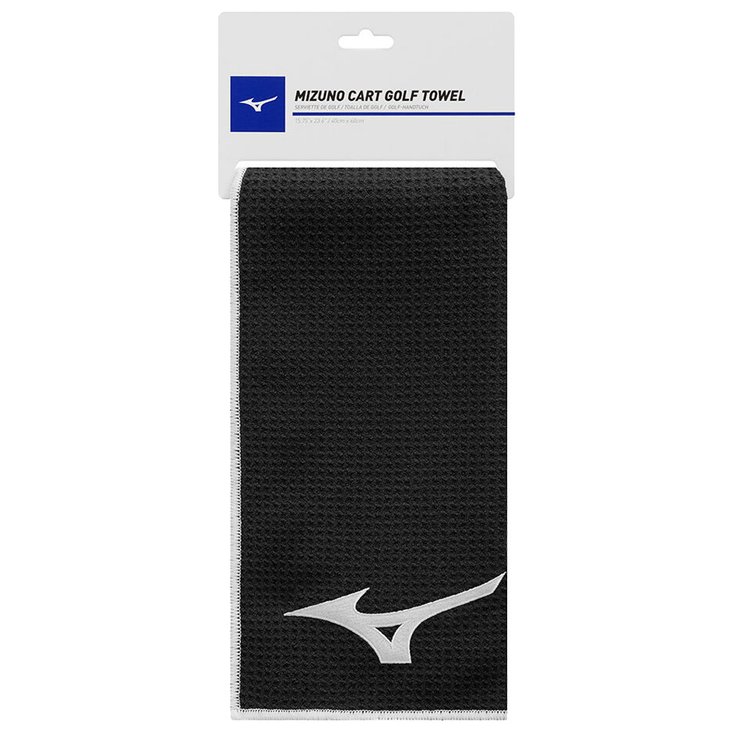 Mizuno Küchentuch Micro Fibre Towel Black Präsentation