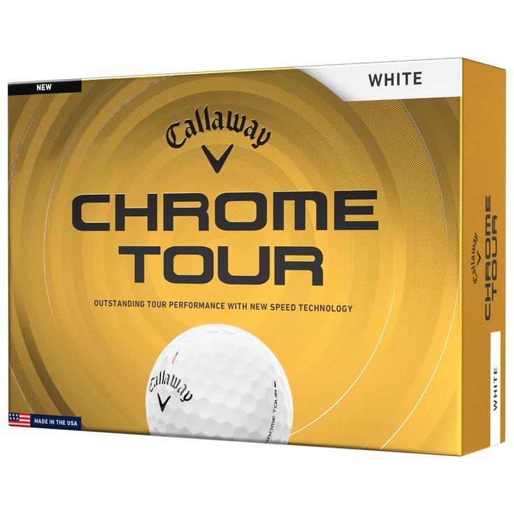 Callaway Golf Balles neuves Chrome Tour White Présentation