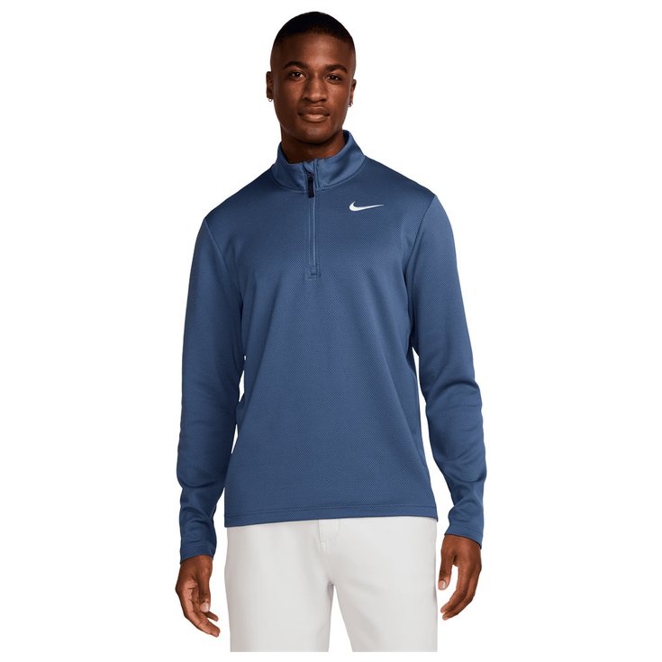 Nike Pullover Dri Fit Victory Thermoflix Hz Top Dffused Blue Obsidian White Präsentation