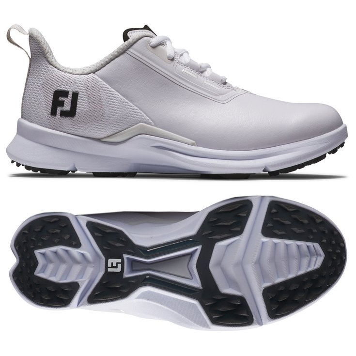Footjoy Schuhe ohne Spikes Women's Fuel White Black Grey Präsentation