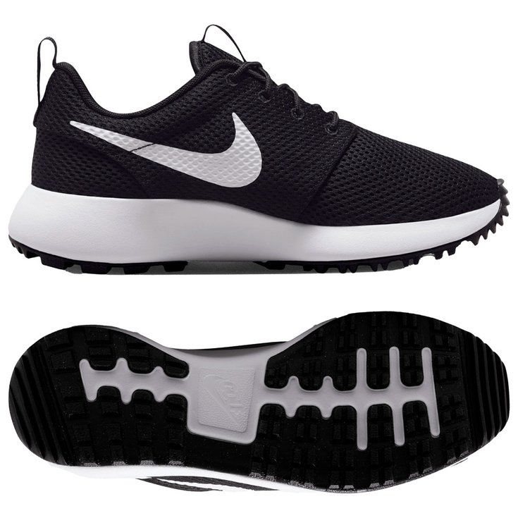 Nike Schuhe ohne Spikes Roshe 2 G Jr Black White Präsentation