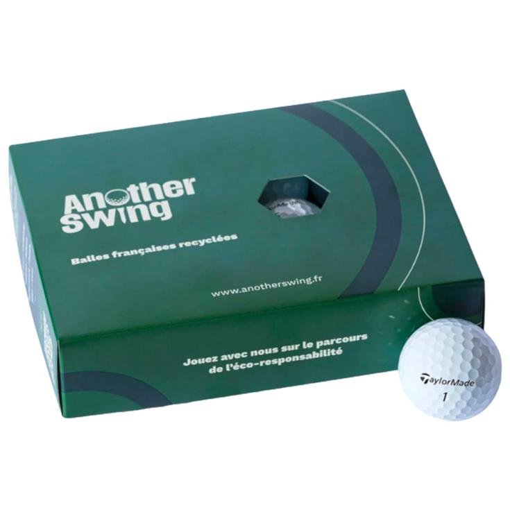Another Swing Gebrauchte Golfbälle 12 Balles Reconditionnées Expert White Präsentation