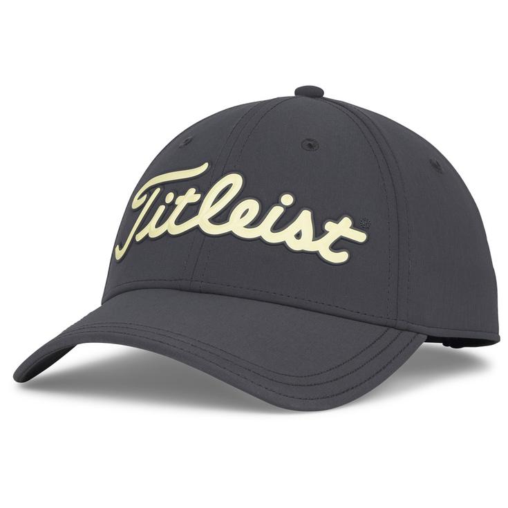 Titleist Cap Women Players Performance Ball Marker Charcoal Lemon Präsentation