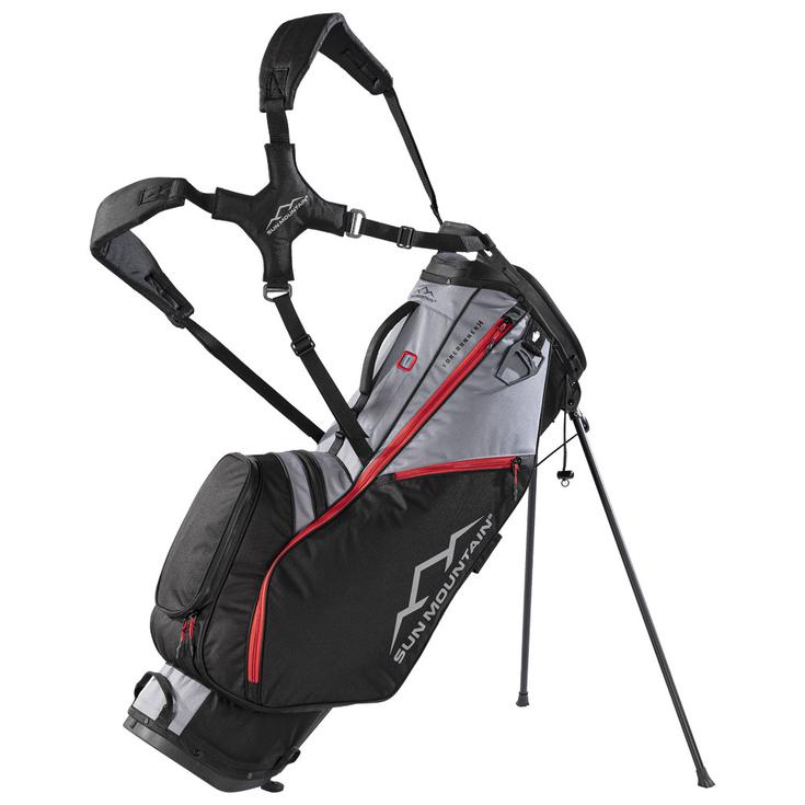 Sun Mountain Sacs trepied serie Forerunner Stand Black Nickel Red Présentation