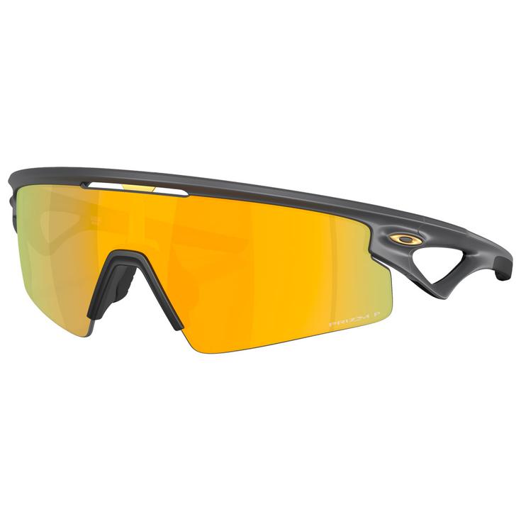 Oakley Sonnenbrille Sphaera Strike Matte Carbon Prizm 24K Polarized Präsentation