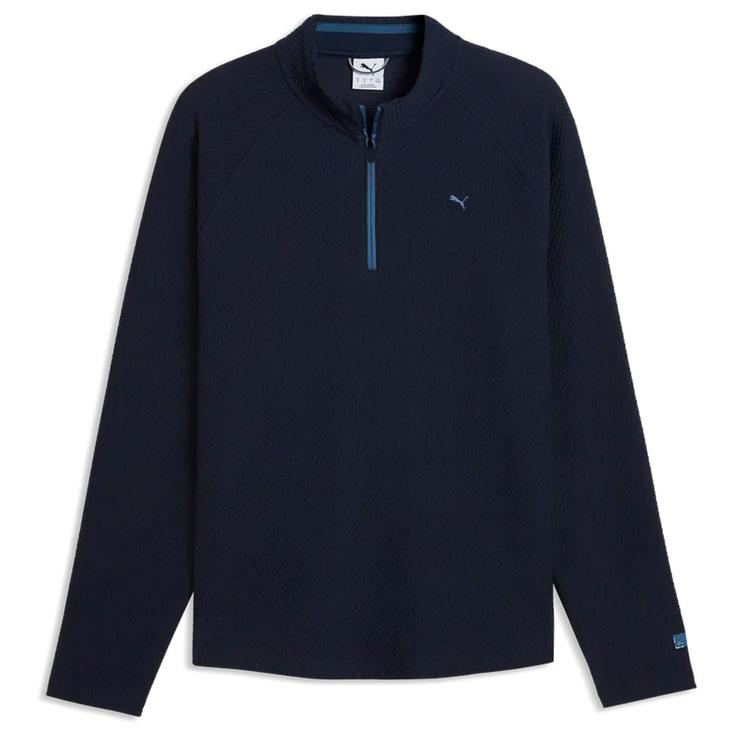 Puma Golf Pullover Boulder 2.0 1/4 Zip Deep Navy Präsentation