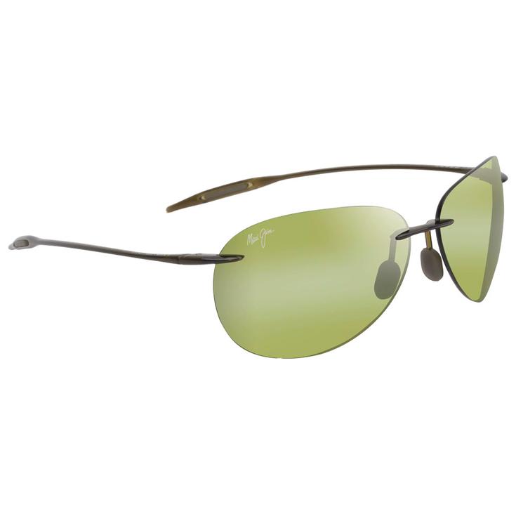 Maui Jim Sonnenbrille Sugar Beach Shiny Trans Khaki Green Maui Ht MauiPure Präsentation