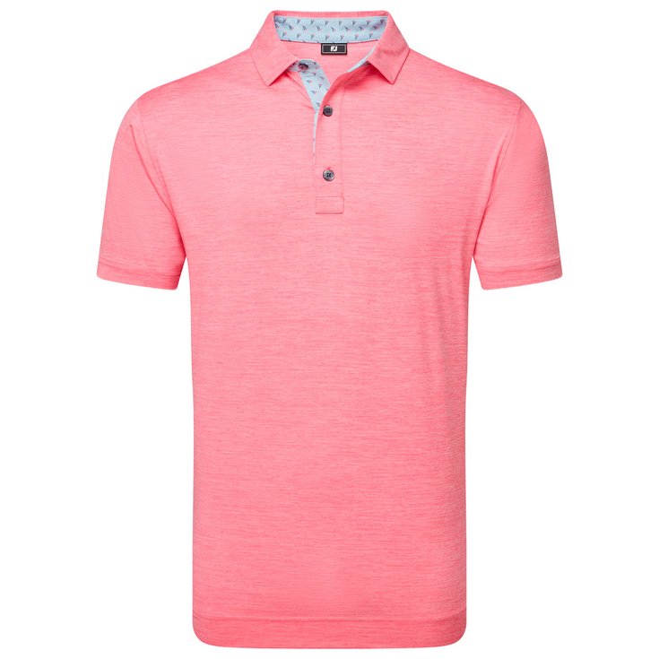 Footjoy Polohemde Heather Lisle With Pink Lemond Präsentation
