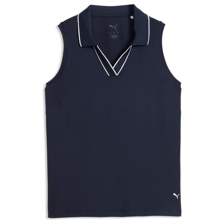 Puma Golf Polohemde W Cloudspun Ess SL Polo Deep Navy Präsentation
