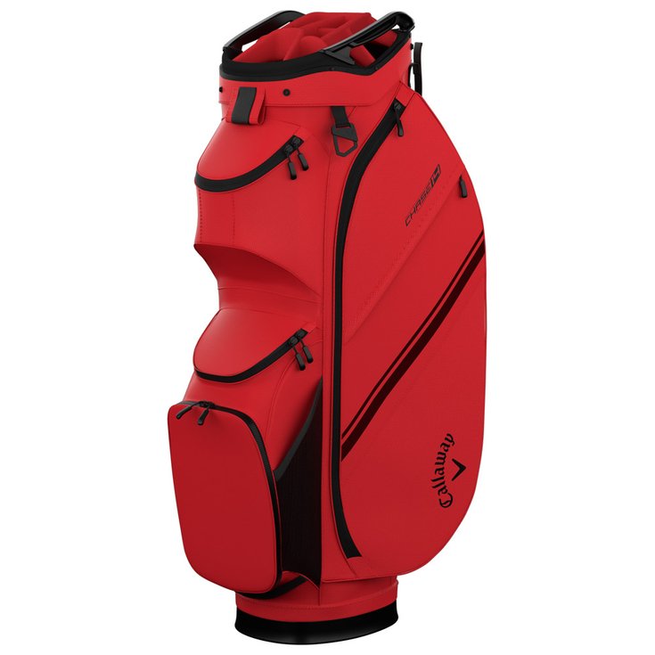 Callaway Golf Cartbag (Komplettsatz) Chase 14 Cart Red Black Präsentation