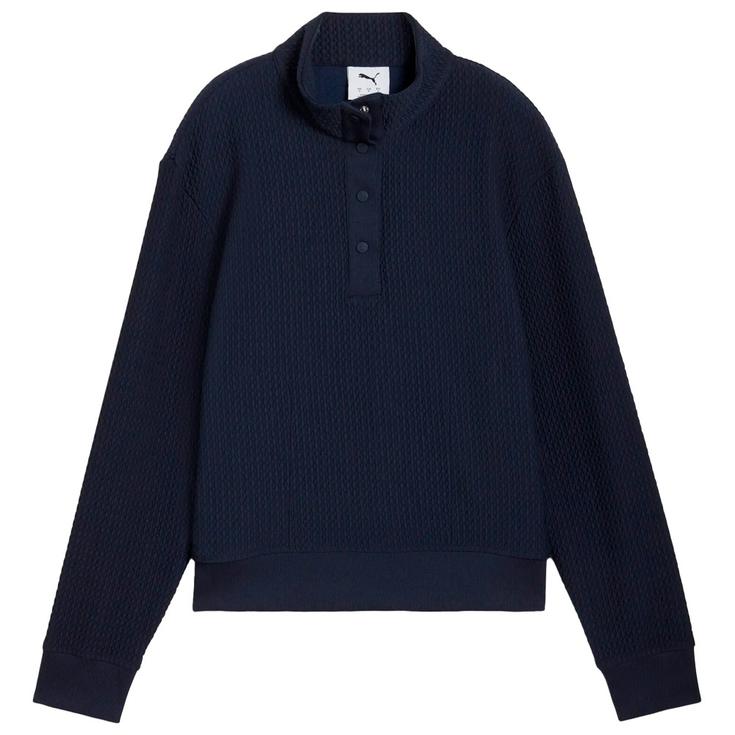 Puma Golf W Boulder 1/2 Snap Pullover Deep Navy Präsentation