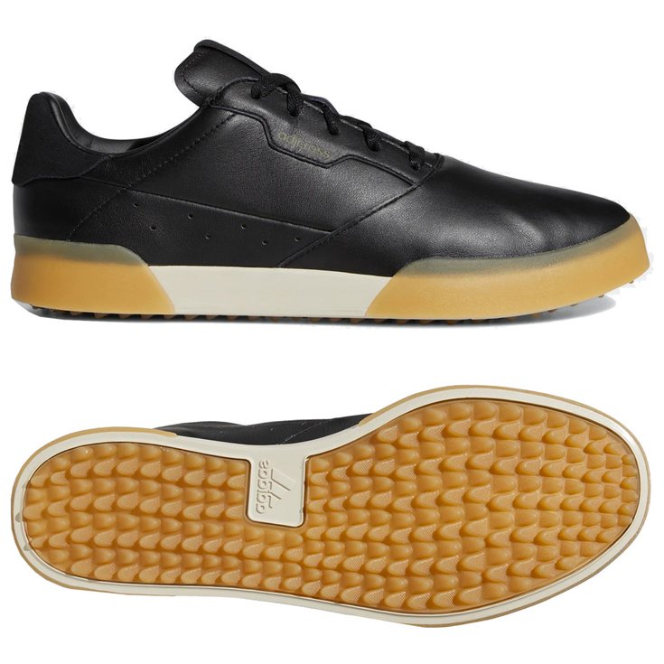 Adidas Chaussures sans spikes Adicross Retro Core Black Gold Met Clear Brown Présentation