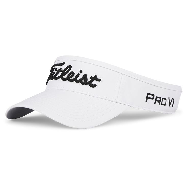 Titleist Golfvisier Tour Performance Visor White Black Präsentation