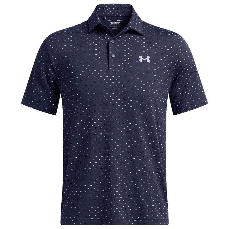 Under Armour Polo Playoff 3.0 Printed Polo Midnight Navy White Steel Présentation