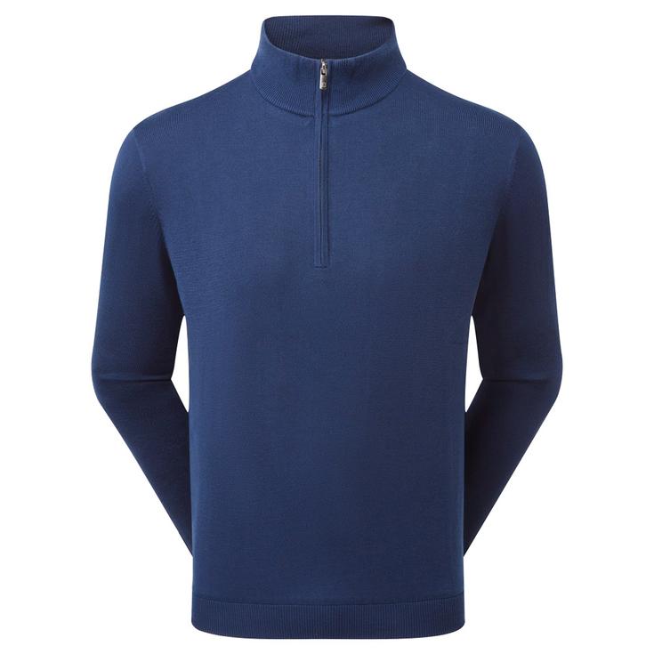 Footjoy Pullover Drirelease Half-Zip Lined Navy Präsentation