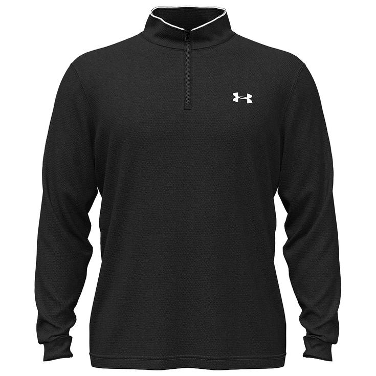 Under Armour Pullover Matchplay 1/4 Zip Black White Präsentation