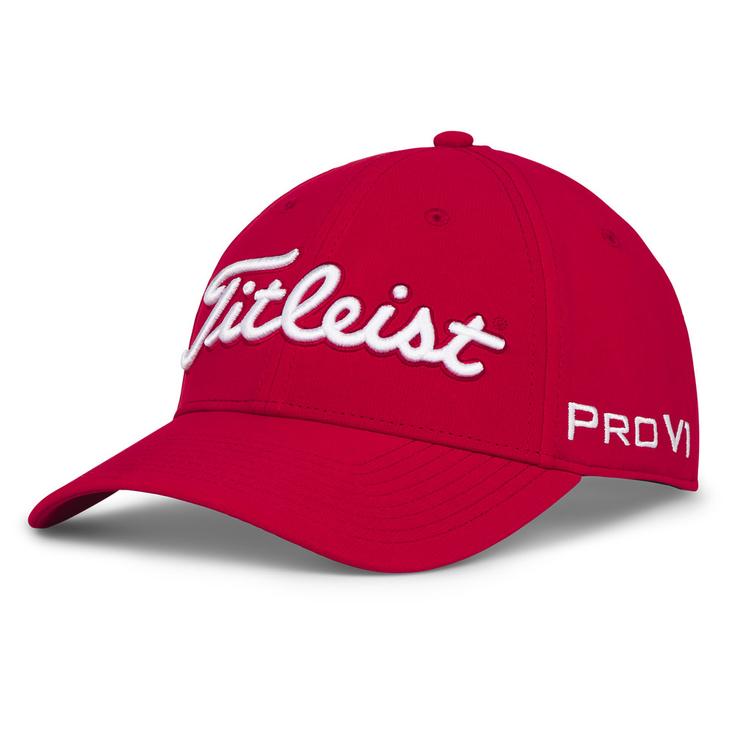 Titleist Cap Tour Performance Red White Präsentation