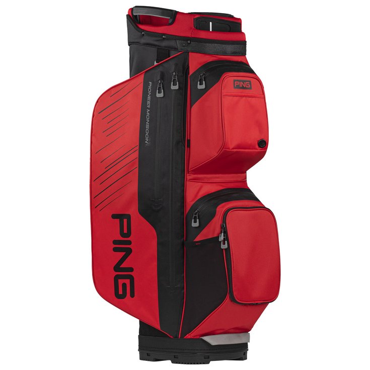 Ping Cartbag (Komplettsatz) Pioneer Monsoon 231 Red Black Präsentation