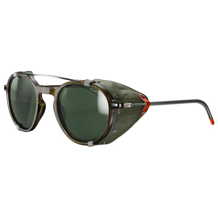 Julbo Sonnenbrille Legacy Translucide Brillant Marron Kaki Orange Spectron 3 Polarized Präsentation
