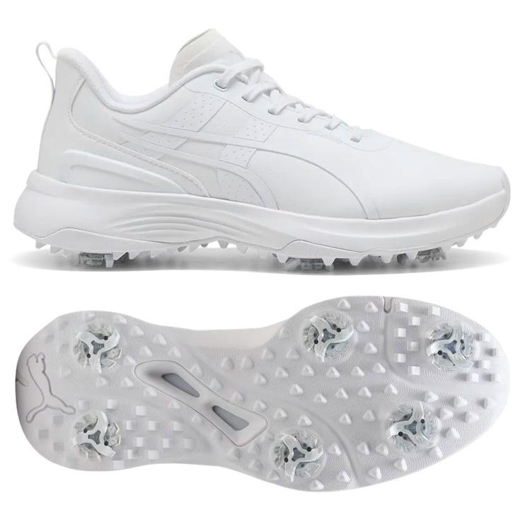 Puma Golf Schuhe ohne Spikes Ignite Elevate 2 White Silver Mist Präsentation