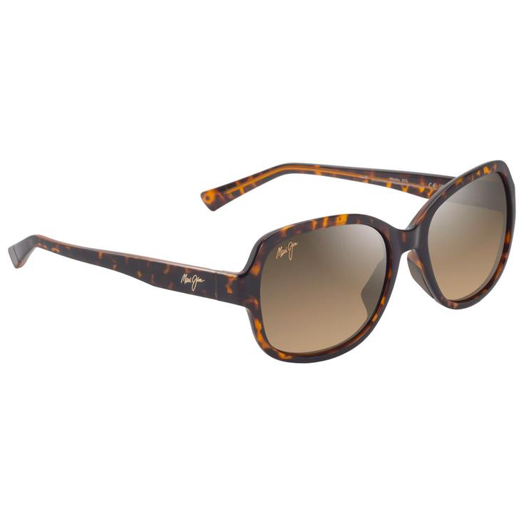 Maui Jim Lunettes de soleil Hiluhilu Shiny Dark Havana Hcl Bronze Minéral Superthin Présentation