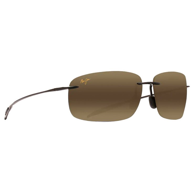 Maui Jim Sonnenbrille Breakwall Noir Brillant Bronze Präsentation