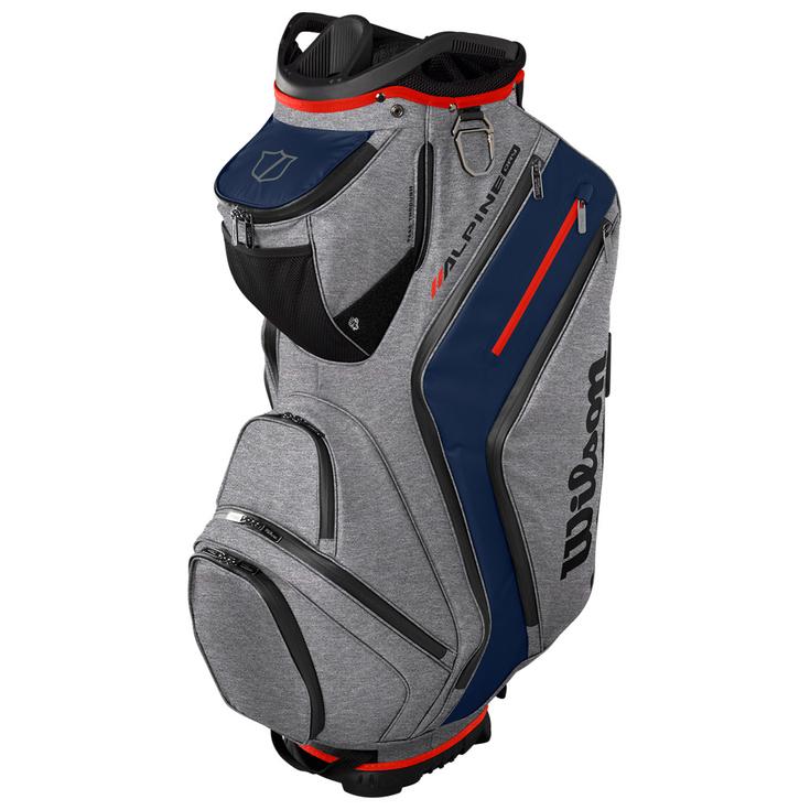 Wilson Staff Cartbag (Komplettsatz) Alpine Dry Cart Navy Gray Red Präsentation