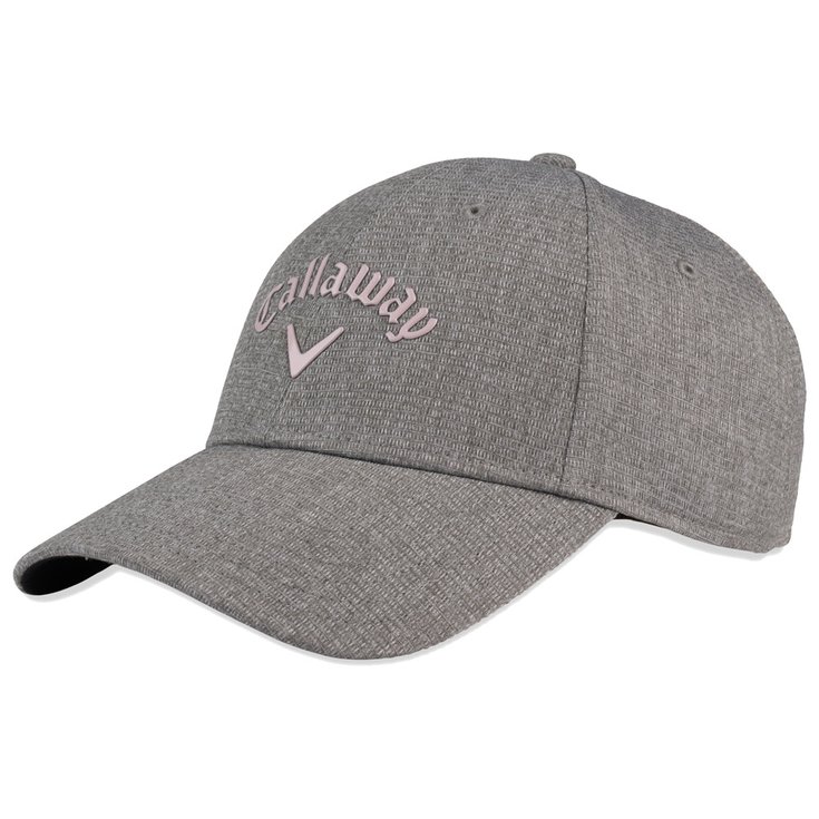 Callaway Golf Casquettes Liquid Metal Women Heather Grey Pink Présentation